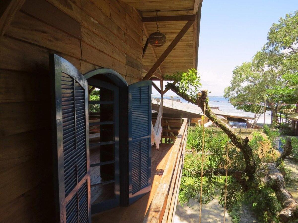 Casa Estilosa e Rústica com Vista para o Pôr do Sol da Ilha do Mel! Exterior foto