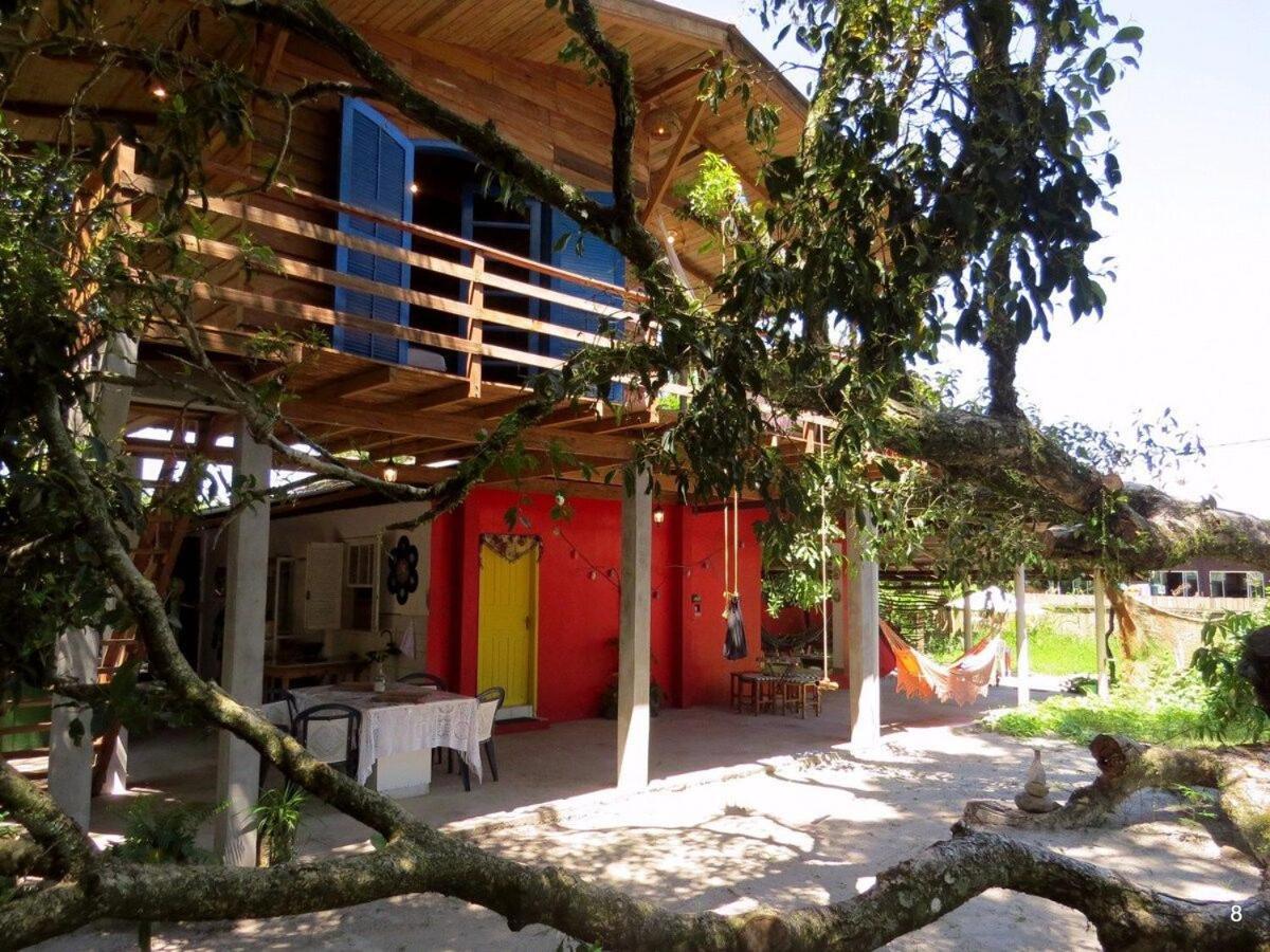 Casa Estilosa e Rústica com Vista para o Pôr do Sol da Ilha do Mel! Exterior foto