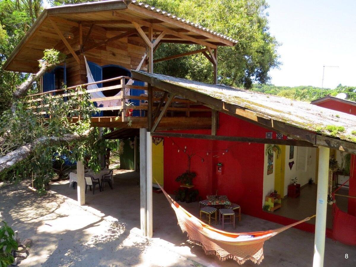 Casa Estilosa e Rústica com Vista para o Pôr do Sol da Ilha do Mel! Exterior foto