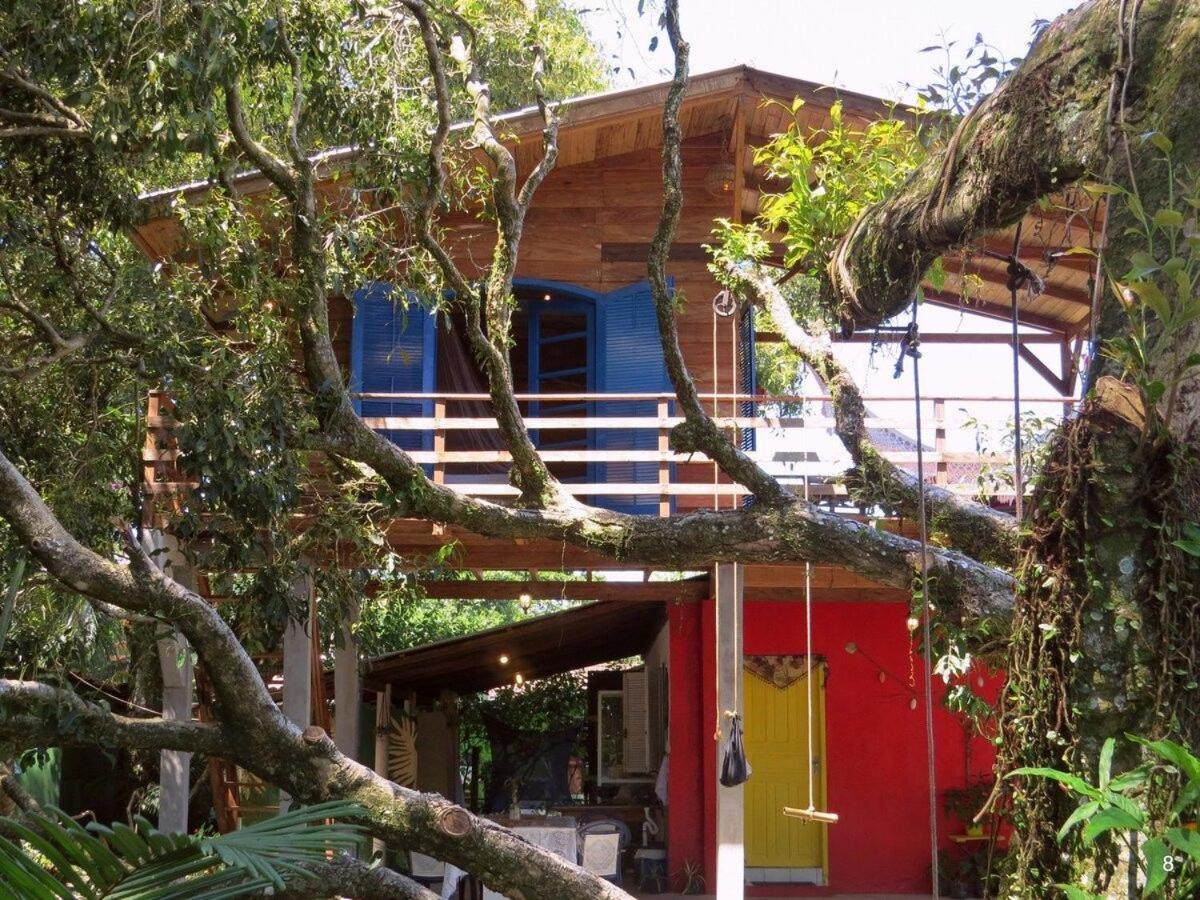 Casa Estilosa e Rústica com Vista para o Pôr do Sol da Ilha do Mel! Exterior foto