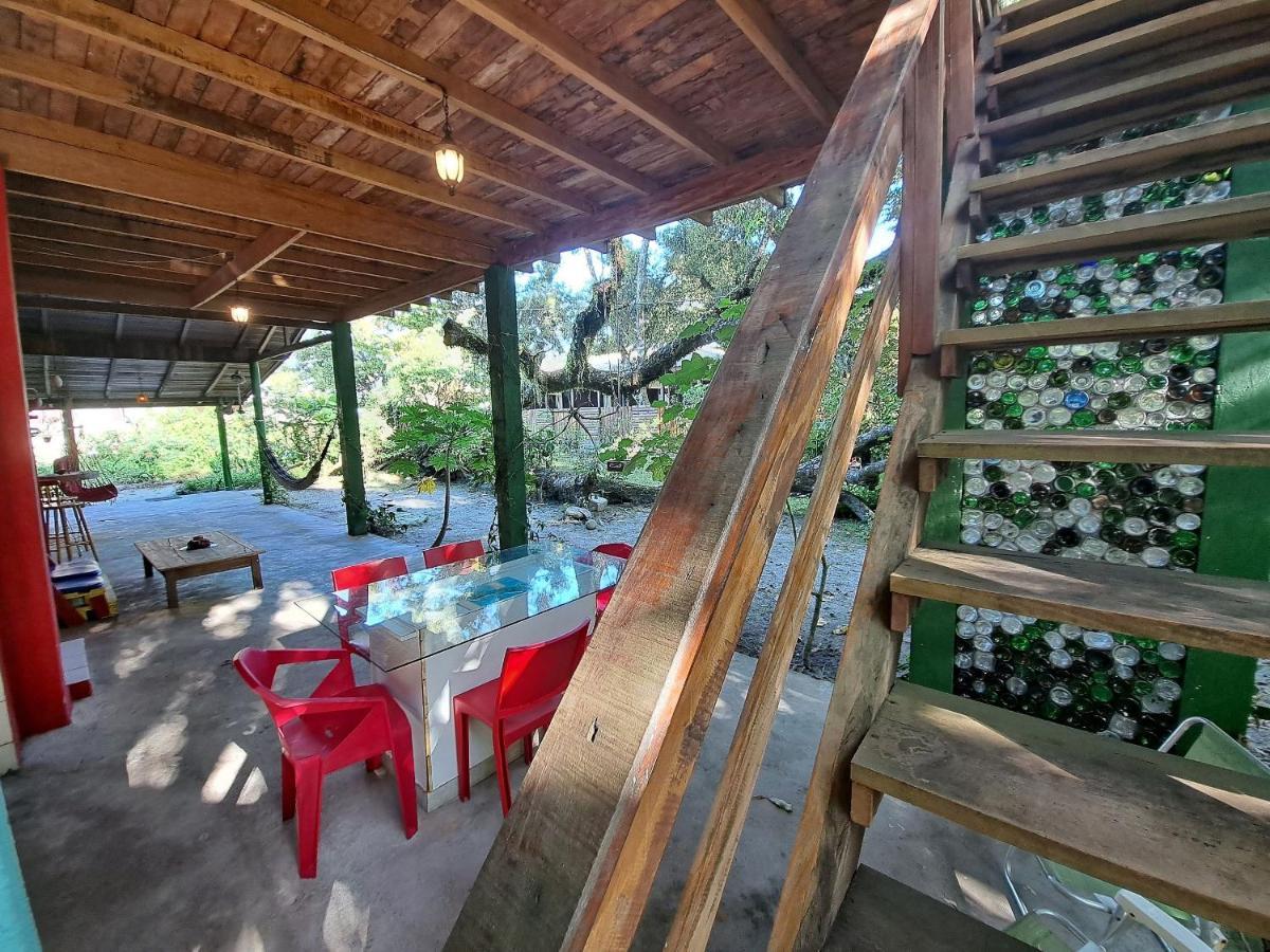 Casa Estilosa e Rústica com Vista para o Pôr do Sol da Ilha do Mel! Exterior foto
