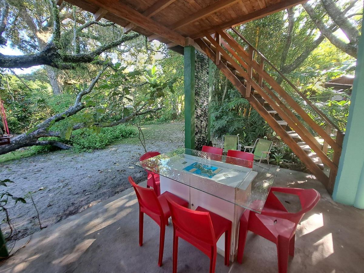 Casa Estilosa e Rústica com Vista para o Pôr do Sol da Ilha do Mel! Exterior foto